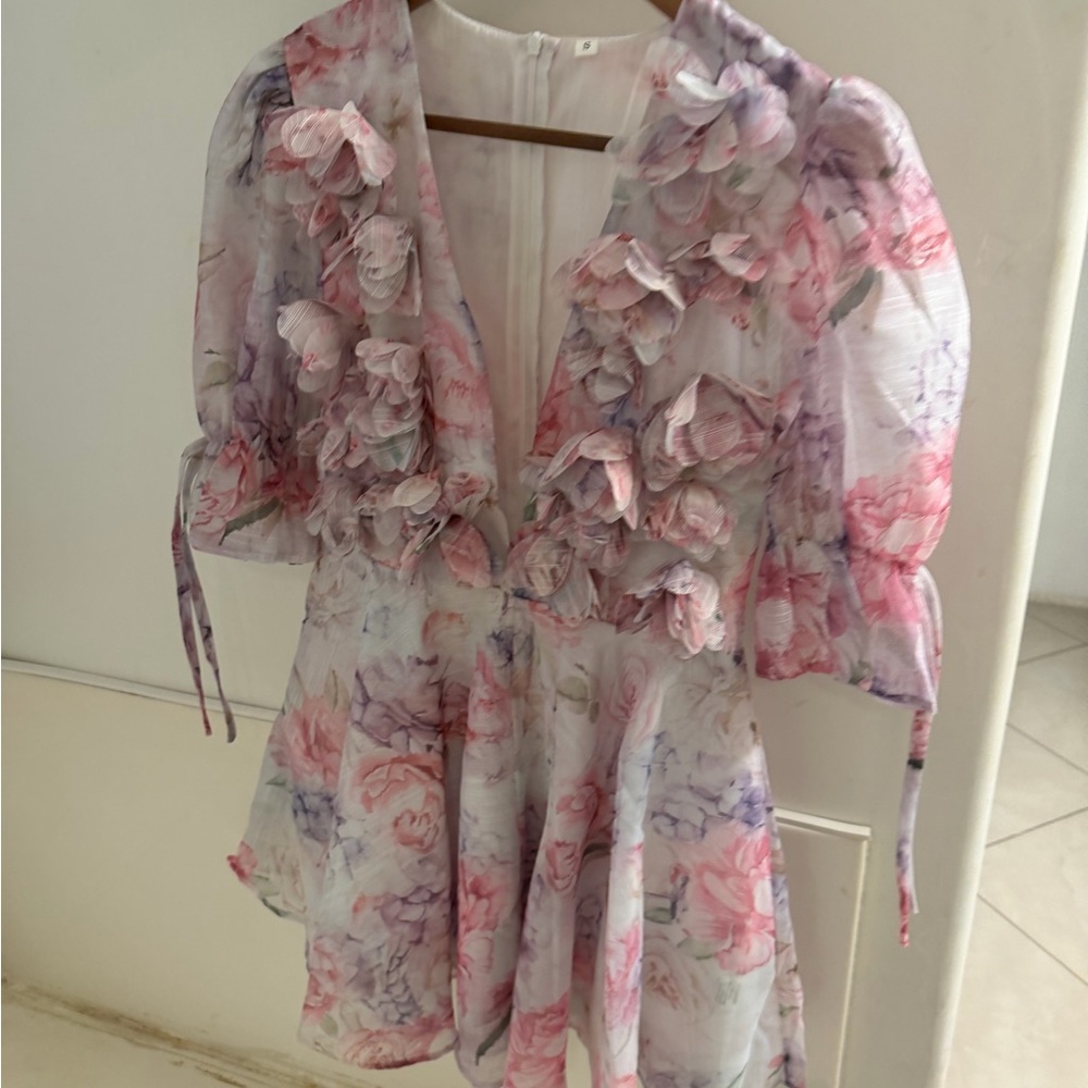 Floral Ruffle Dress - Picture 6 of 11